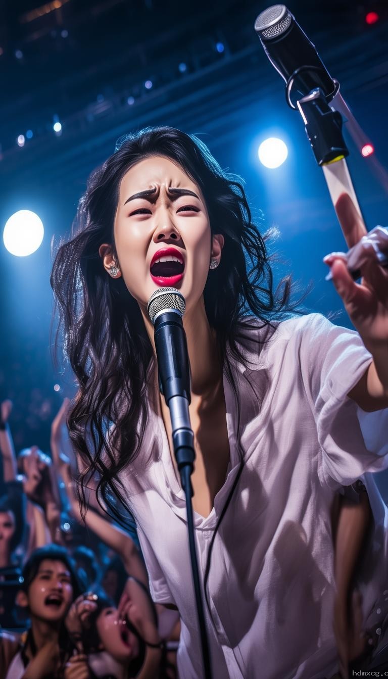 张韶涵遇突发状况一秒换话筒：舞台应变力的艺术